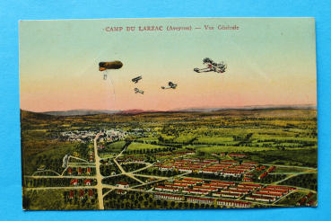 Postcard PC Camp du Larzac 1914-1918 France